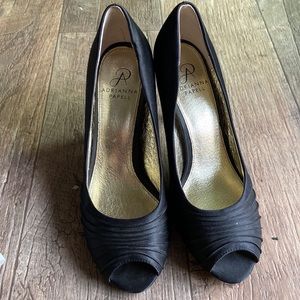 Adrianna Papell Black Heels Size 8